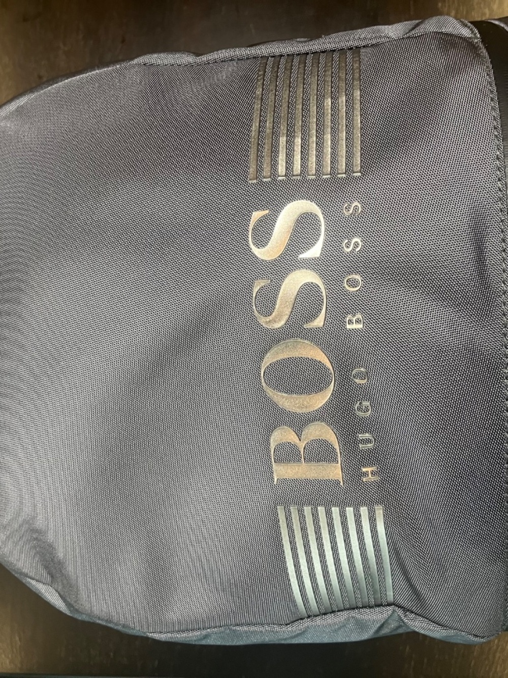 NEW HUGO BOSS Pixel ML Nylon Backpack Grey with Tags - Picture 3 of 4